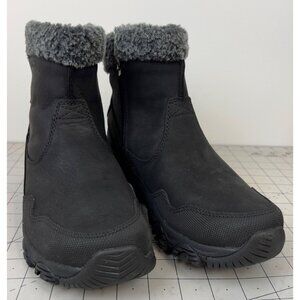 Merrell Coldpack 3 Thermo Mid Zip Waterproof Women’s Shoes Black Size 8 Leather
